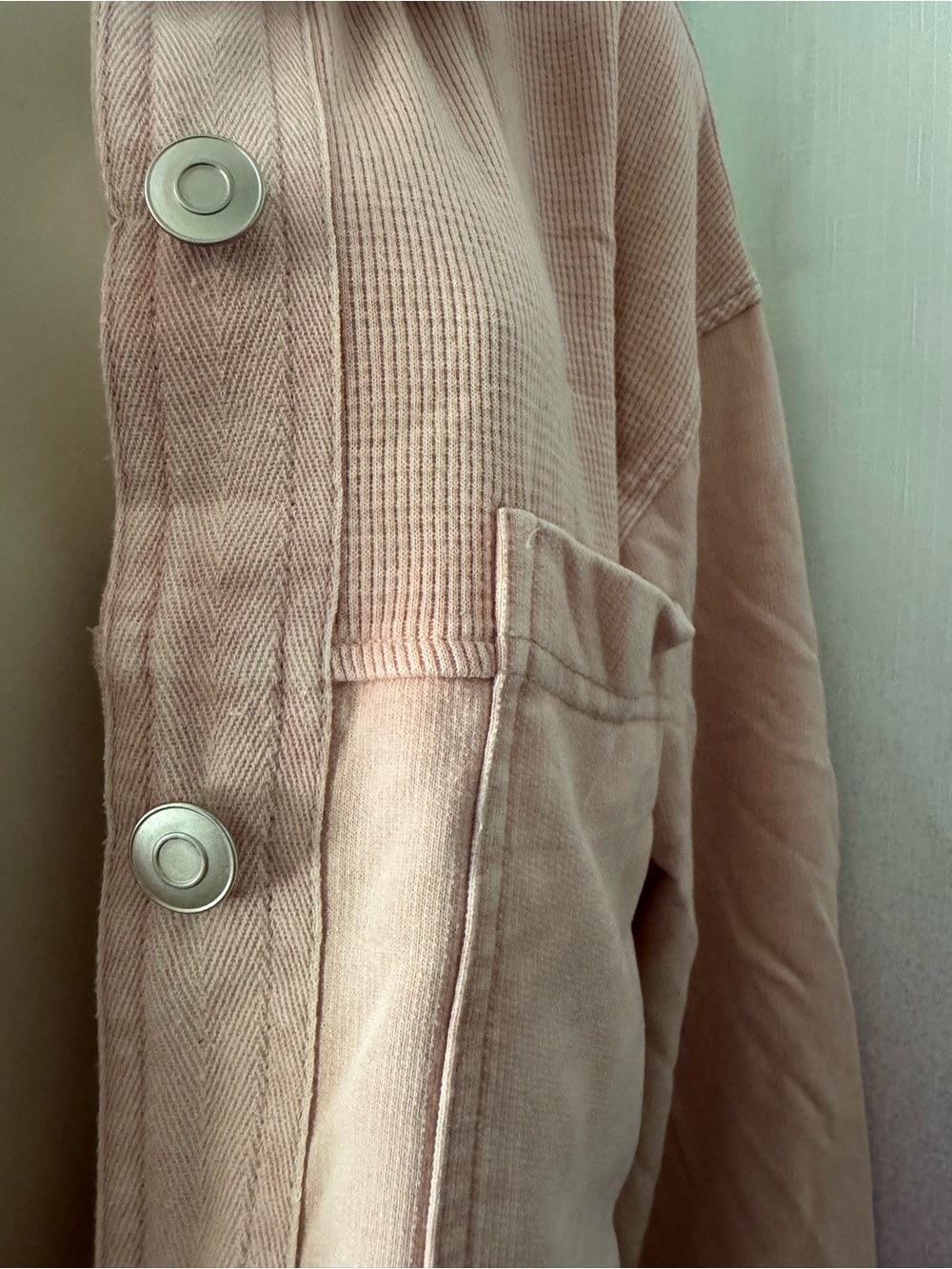 Jane and Delancey Light Pink Utility Jacket - Picture 2 of 5